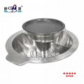 2 layers pagoda cooking pot of Four grids hot pot with BBQ pan 