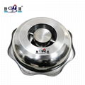 2 layers pagoda cooking pot of Four grids hot pot with BBQ pan 