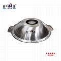 2 layers pagoda cooking pot of Four grids hot pot with BBQ pan  14