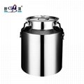 s/s sealed pail milk tank peanut oil bucket food containers for Animal Husbandry 9