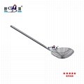 stainless steel wire skimmer/slotted spoon with long handle 