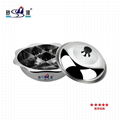 Stainless Steel Hot Pot with Partition (4 Compartment) 3 taste 5