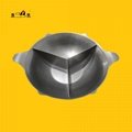 Yinyang pot Stainless Steel To scrape together a pot 2 flavors hot pot 3