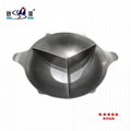 Yinyang pot Stainless Steel To scrape together a pot 2 flavors hot pot 8