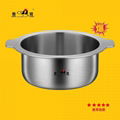 Tri-layer-steel Extra high pot Household 304 Stainless Steel Soup Pot