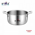 Tri-layer-steel Extra high pot Household 304 Stainless Steel Soup Pot 5