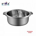 Tri-layer-steel Extra high pot Household 304 Stainless Steel Soup Pot 6