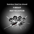  Bar Accessories stainless steel Ice scoop inox round ice spade Ice shovel 2