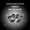 difficult to rust extremely thickness 18/8 steel ice shovel，at reasonable prices 3