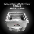 Hot pot table Matching Sinken Type stainless steel Induction Cooker Hot Pot Ring 2