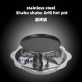 Stainless Steel shabu shabu Hot pot