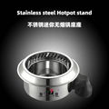 hot pot store articles Stainless steel Mini Smokeless hot pot with stand 1