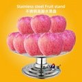 高腳水果盤不鏽鋼生日蛋糕盤商用水果拼盤出賣
