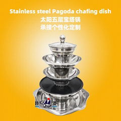 TV Advertising 4-tier pagoda steamboat mutiple sizes available