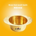 Foot spa bowl Brass foot wash basin foot spa bucket 1