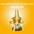 Quality thickened copper steamboat hot pot with charcoal stove 1