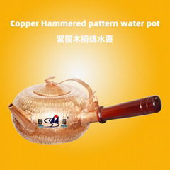 Hammered point copper water pot，Chaoshan Kung Fu Tea Set