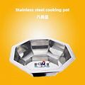 cookers,octagon basin,stainess steel