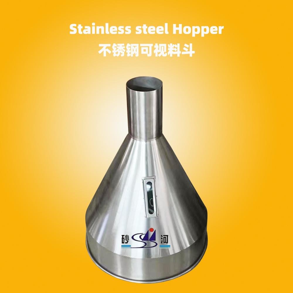 Manufacturer's direct sales of 304 stainless steel conical hopper 2