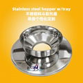 stainless steel hopper supporting plate for food machine parts