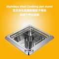  wholesale smokeless fire pot induction cooker built-in table for hot pot store