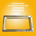  the thickened stainless steel purification smokeless hot pot circle catering