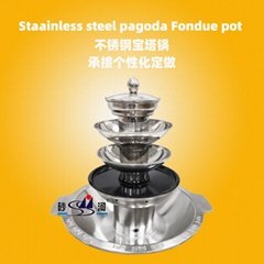 support ODM &OEM 5 storeys steamboat cook ware set Available Gas stove