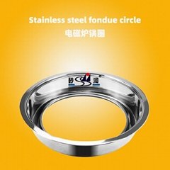 Hot pot table Matching Sinking Type stainless steel Radiant-cooker Hot Pot Ring