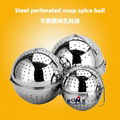 18-8 stainless steel perforated soup