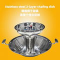 Buy stainless steel 2-layer shabu shabu