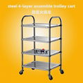 hotel hot pot store articles S/S trolley restaurant kitchenware hot pot cart