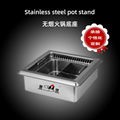 Stainless steel square purification