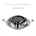 Tri-layer steel commercial with BBQ yinyang fondue 3