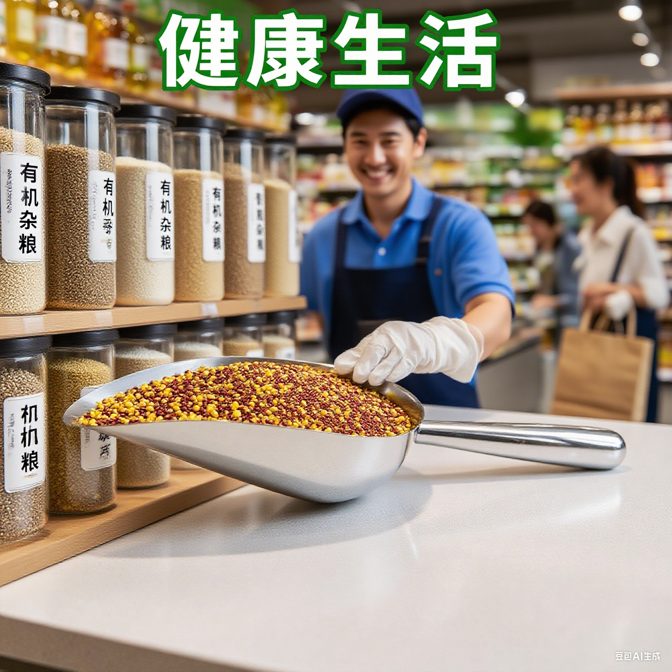 冰铲出口不锈钢商场超市专用五谷多用铲个性化定做 3