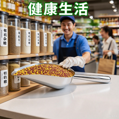 冰剷出口不鏽鋼商場超市專用五穀多用剷個性化定做