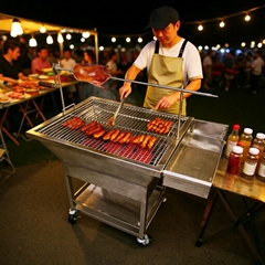 SS Mobile BBQ Cart Large (Hot Product - 1*)