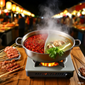 Double handle soup pot