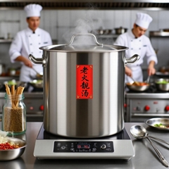 catering equipment kitchenware s/s stockpot with high quality