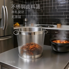 10502不锈钢汤篮18-8不锈钢餐饮炊具不易生锈