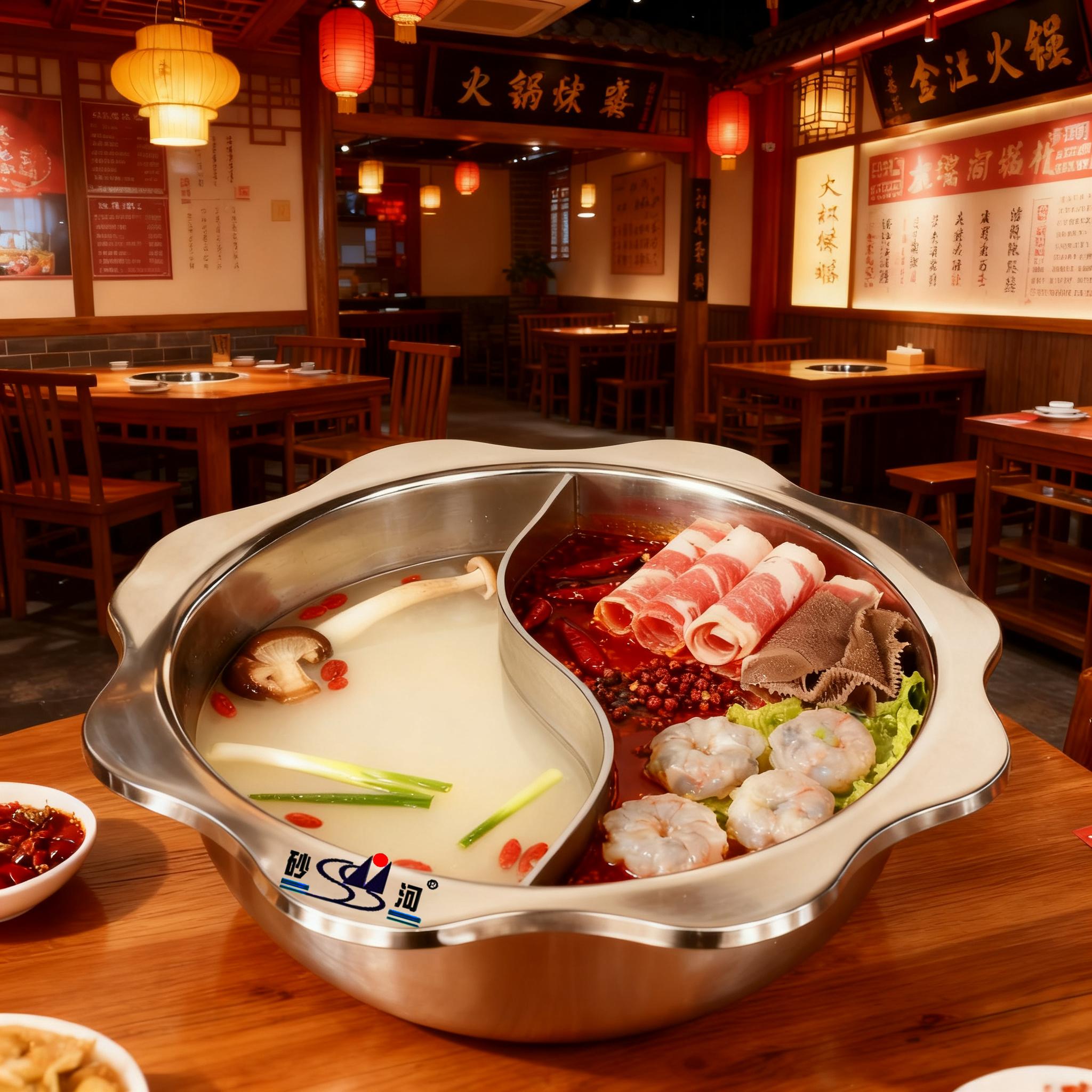 16cm迷你鴛鴦火鍋