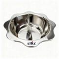 cooking pan Separated into two sections hot pot Available Induction Cooker