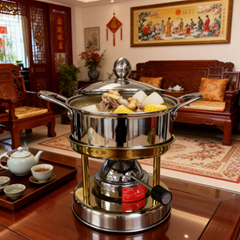 S/S Hot Pot Stove Butane Gas Stove Set