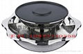 Stainless Steel shabu shabu Hot pot,Nonstick BBQ Yuanyang Hot pot