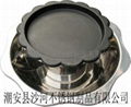 Stainless steel pot with partition 2 grids hot pot  with inner pot 3