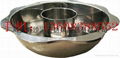 Stainless Steel steamboat divided into 5