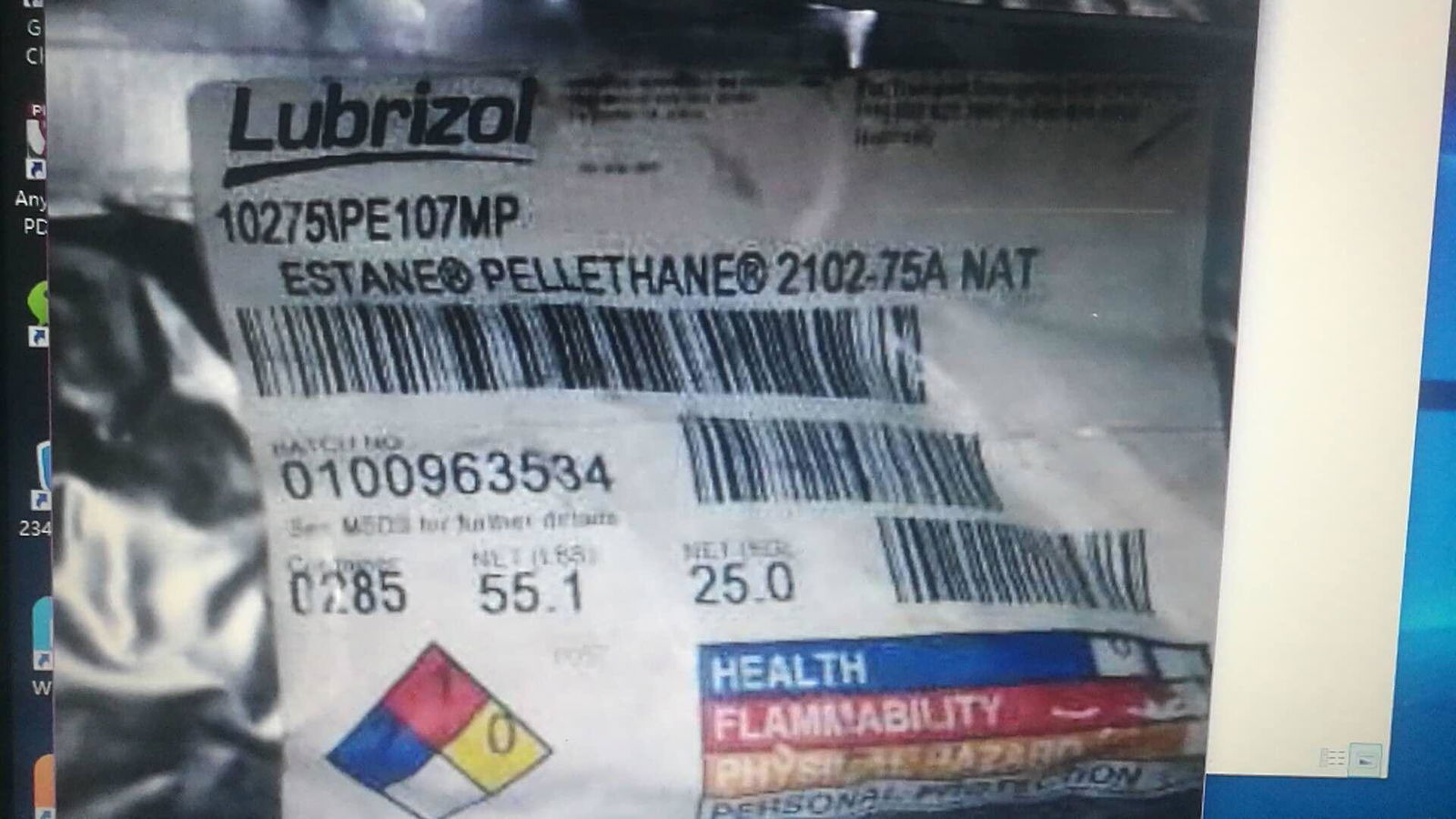 Pellethane 2102-75A