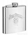 Engrave hip flask