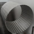 low carbon galvanized spiral screen tube 2