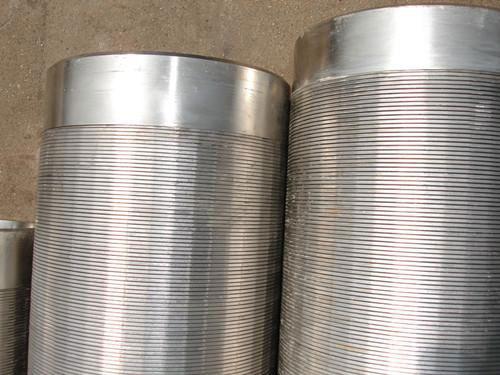  V shaped wire welded stainless steel screens 2