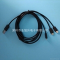 1 to 3 usb charger cable 1